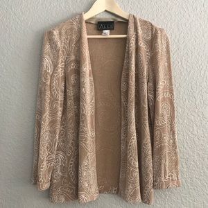 Alex evening open top,long sleeve.